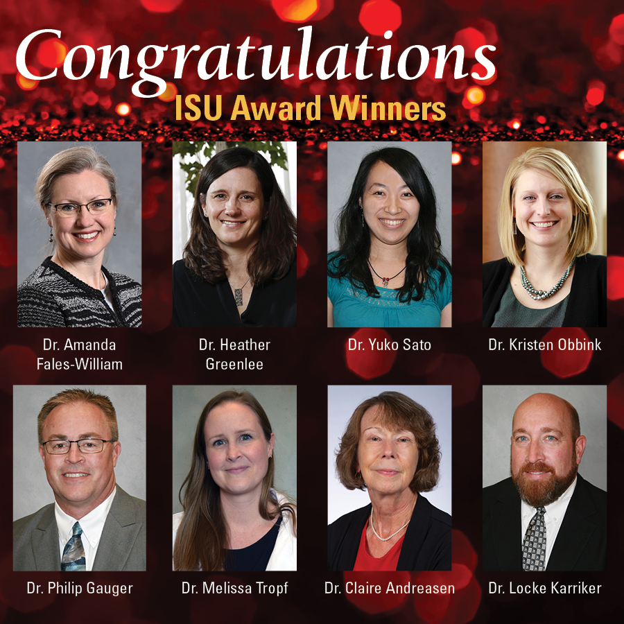 ISU Award winners