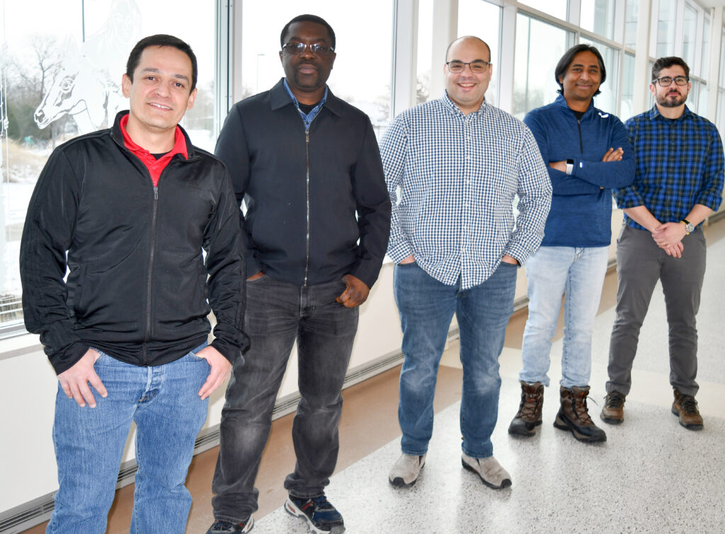 Group photo of Principal investigators for ILHAC awards in the Glass Hallway