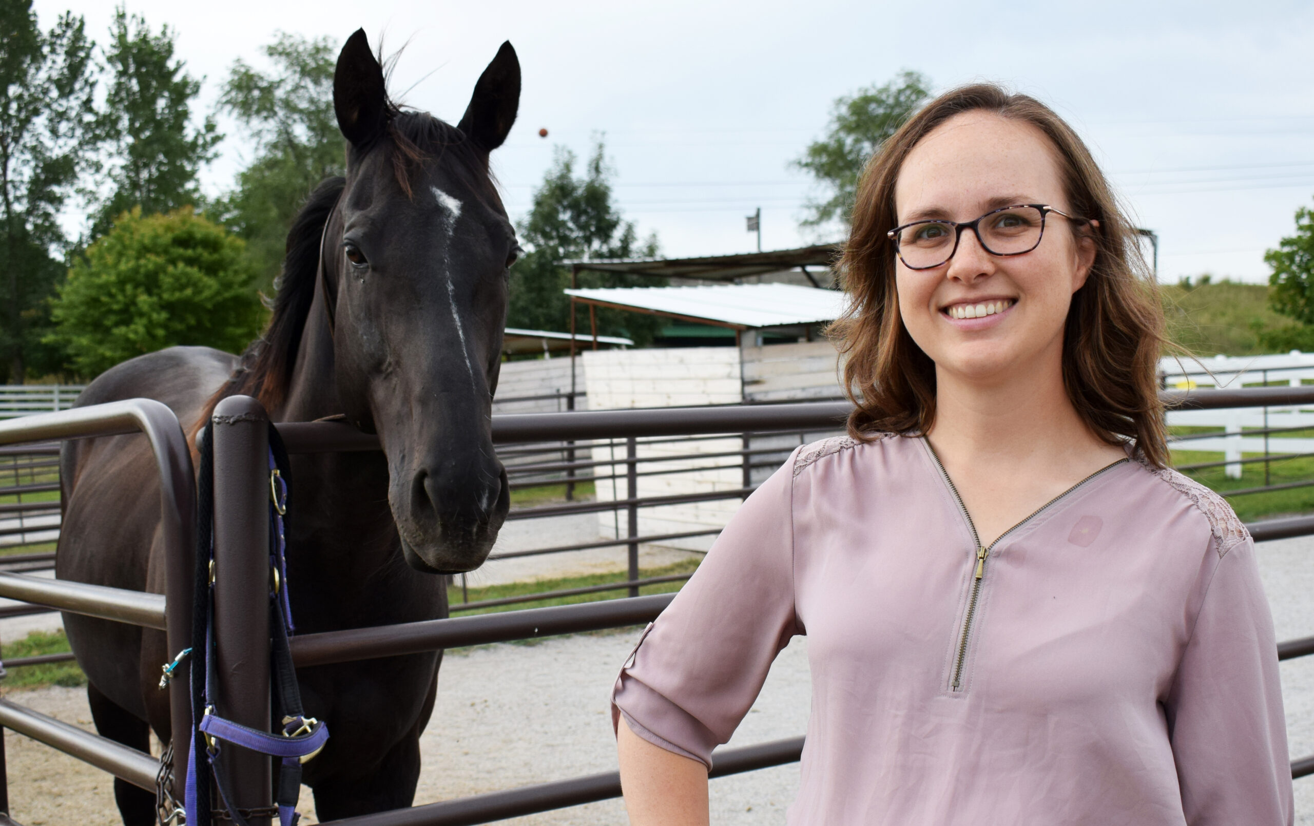 Jamie Kopper with horse