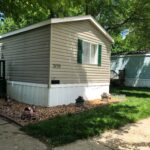 Inside and outside views of trailer for sale