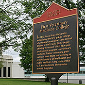 1st Veterinary College Sign