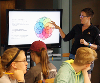 Dr. Tamara Hancock teaching