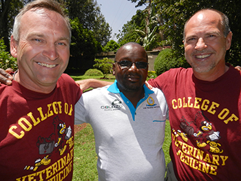 Dr. Brian Darrow and Dr. Ron Tapper in Kenya