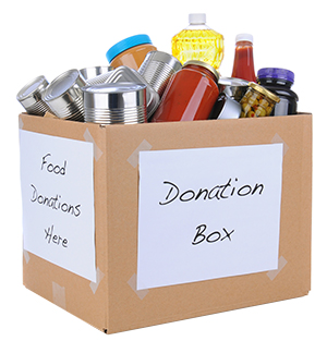 food drive donation box