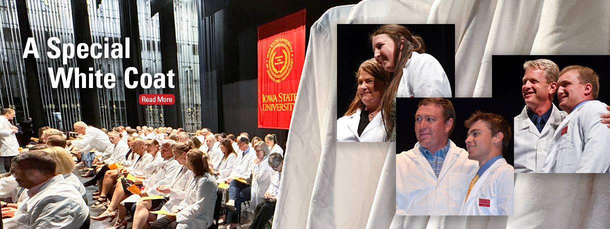 White Coat Ceremony collage of photos