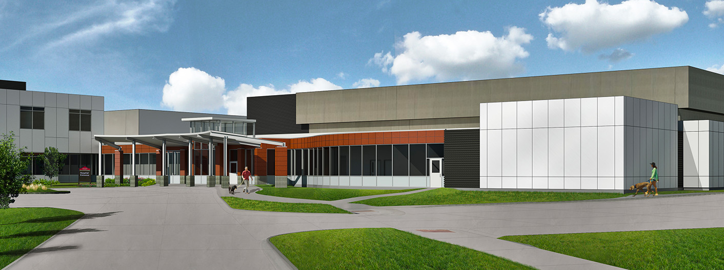ISU Pet Cancer Clinic rendering